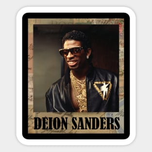 Deion Sanders // Vintage Frame Sticker